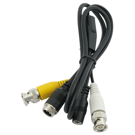 Adapterkabel Aviation 4P - 2 x BNC + mini Jack, zum Anschluss einer Vignalkamera - D14000 - 1 - Stück Diverse