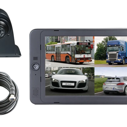 7“ Monitor-Kamera-Set HD 1080P, 12/24 V Top View Kamera Vignal