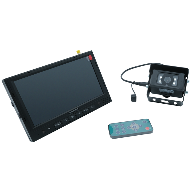 Rückfahrkamerasystem HD Wireless 2.4 Ghz, 7“ digital 12/24 V D16044 - Hischier Auto AG