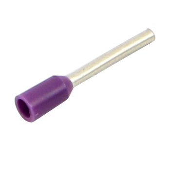 Ader-Endhülsen isoliert 0.25 mm2 violett