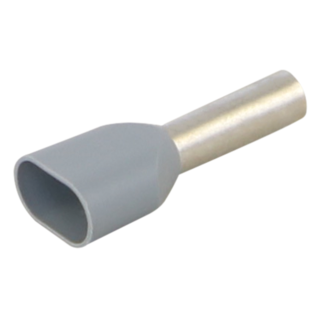 TWIN Ader-Endhülsen isoliert 2x 4.0 mm2 23 mm