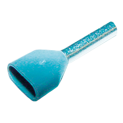 TWIN Ader-Endhülsen isoliert 2x 0.75 mm2 15 mm