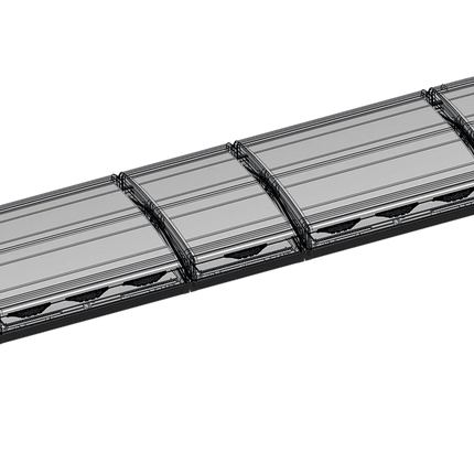 LED-Dachbalken CAN, 1375 mm, 12/24, V, transparent, blau/gelb/weiss C.E.A.
