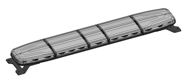 LED-Dachbalken CAN, 1375 mm, 12/24, V, transparent, blau/gelb/weiss C.E.A.