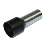 Ader Endhülsen isoliert 25 mm2 schwarz D65460