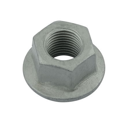 Sechskantmutter mit Flansch und Klemmteil 10.9 mit Feingewinde