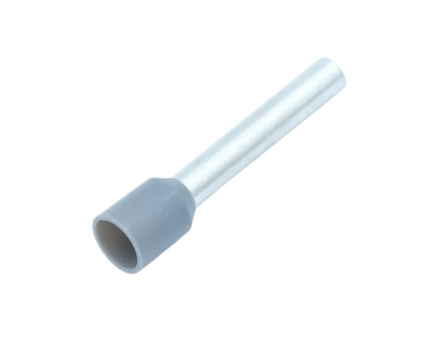 Aderendhülsen isoliert, 4.0 mm2, Grau - D78281 - 1 - Stück -