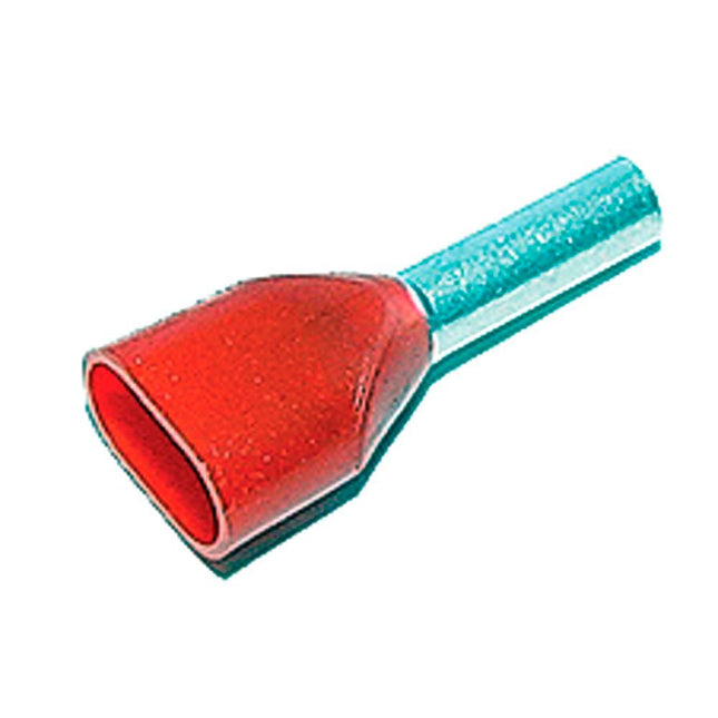 TWIN Ader-Endhülsen isoliert 2x 1.0 mm2 15 mm