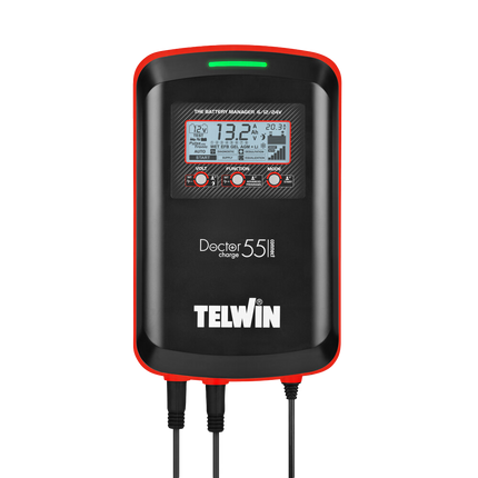 Telwin - Werkstattladegerät Doctor Charge 55 Connect 6 - 24 V DC55C - Hischier Auto AG