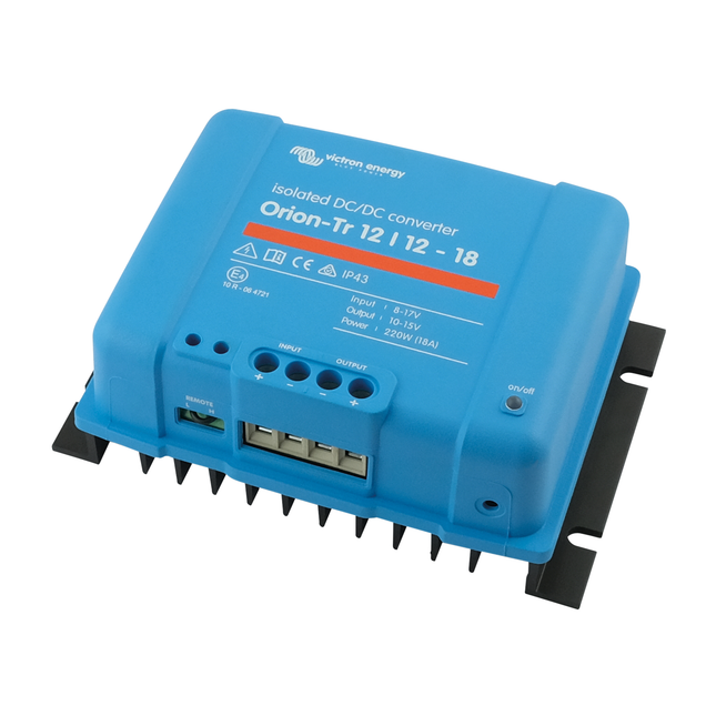 Victron - DC/DC-Wandler Orion Tr 12->12 V 18 A DCDCi/12/12/18A - Hischier Auto AG