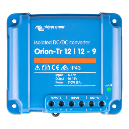 Victron - DC/DC-Wandler Orion Tr 12->12 V 9 A DCDCi/12/12/9A - Hischier Auto AG