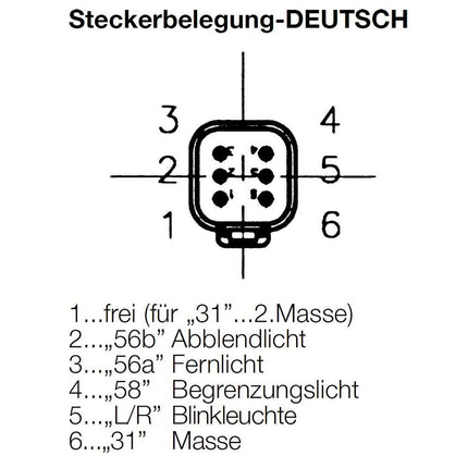 Hella - Scheinwerfer Modul 120 H7/H3 R