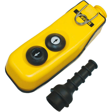 Schaltkasten m. Knickschutz 2 Knöpfe