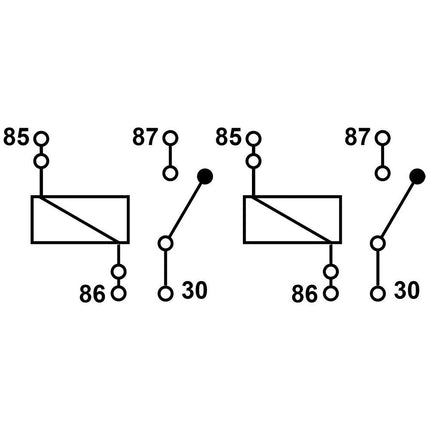 Mahle Doppel-Mini-Relais 2 x 22A. RLDP24 - Hischier Auto AG