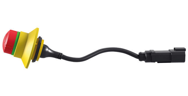 Data Panel - Not-Aus-Schalter, Deutsch Stecker IP69K