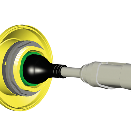 Data Panel - Not-Aus-Schalter, Deutsch Stecker IP69K