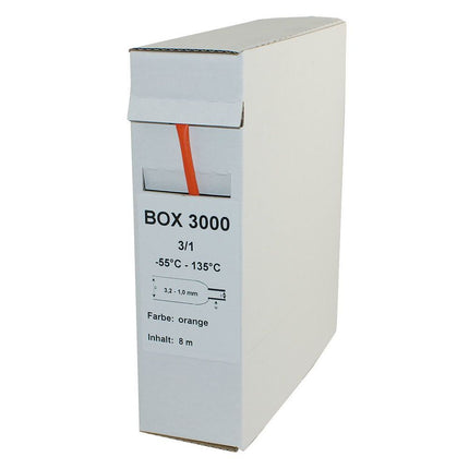 Schrumpfschlauch 3:1 ø 3.2 -> 1.0 orange DSG3.2or - Hischier Auto AG