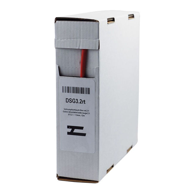 Schrumpfschlauch Box 12m rot 2:1 DSG3.2rt - Hischier Auto AG