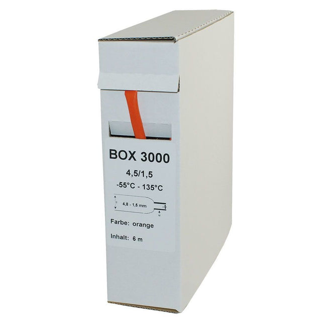 Schrumpfschlauch 3:1 ø 4.5->1.5 orange DSG4.5or - Hischier Auto AG