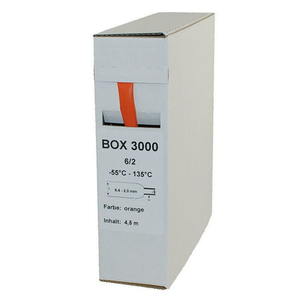 Schrumpfschlauch 3:1 ø 6.4->2.0 orange DSG6.4or - Hischier Auto AG