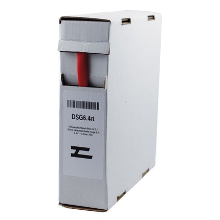 Schrumpfschlauch Box rot 10m 2:1 DSG6.4rt - Hischier Auto AG