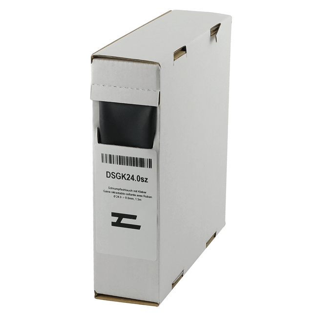 Schrumpfschlauch m. Kleber ø 24.0 -> 8.0 DSGK24.0sz - Hischier Auto AG