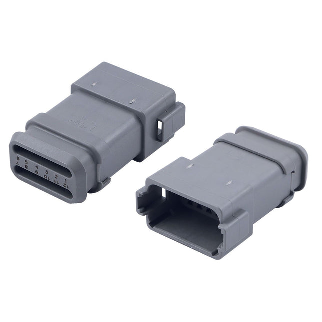 "Deutsch" Steckdose - 12-pol mit Adapter DT0412PAE008