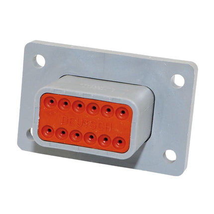"Deutsch" Einbau-Steckdose - 12 pol.