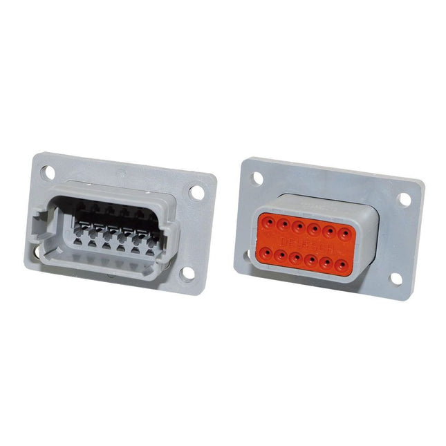 "Deutsch" Einbau-Steckdose - 12 pol.