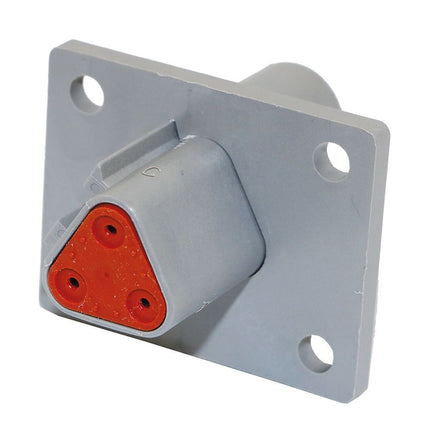 "Deutsch" Einbau-Steckdose - 3 pol.