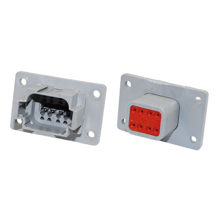 "Deutsch" Einbau-Steckdose - 8 pol.