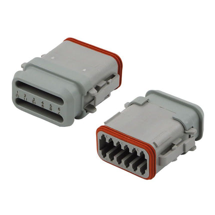 "Deutsch" Stecker - 12-pol mit Adapter