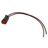 "Deutsch" Stecker DT062S 2-pol mit Kabel DT062KB