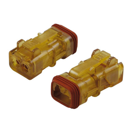 «Deutsch» Stecker - 2-pol transparent