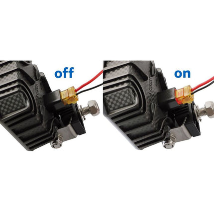 «Deutsch» Stecker - 2-pol transparent