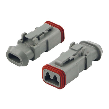 "Deutsch" Stecker - 2-pol mit Adapter