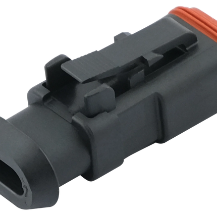 "Deutsch" Stecker - 2-pol, schwarz Deutsch