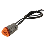 Stecker Typ "Deutsch" 3-pol., mit Kabel DT063S/K