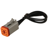 Stecker Typ "Deutsch" 6-pol., mit Kabel DT066S/K
