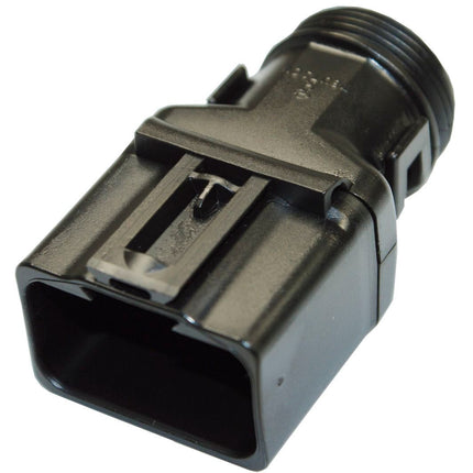 Deutsch DT-Wellrohradapter 180° 12-pol.