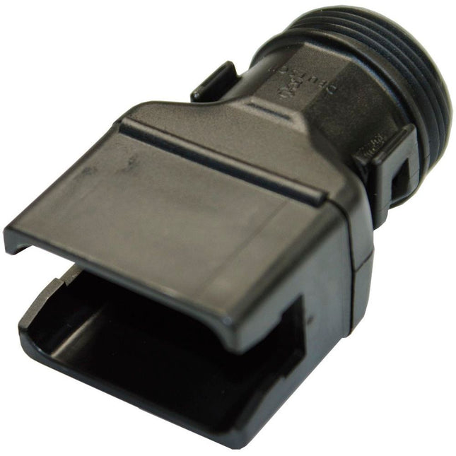 Deutsch DT-Wellrohradapter 180° 12-pol. DTB12S180