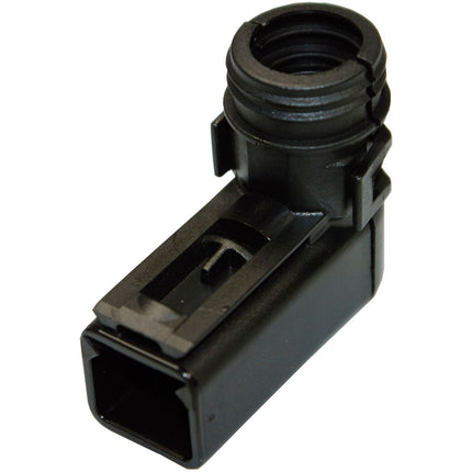 Deutsch DT-Wellrohradapter 90° 2-pol.