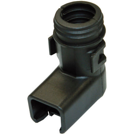 Deutsch DT-Wellrohradapter 90° 2-pol.