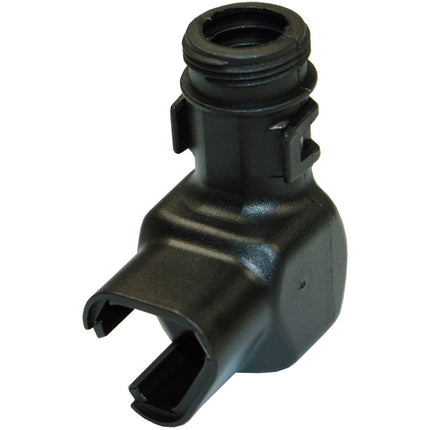 Deutsch DT-Wellrohradapter 90° 3-pol.