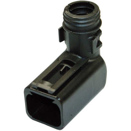 Deutsch DT-Wellrohradapter 90° 4-pol.