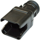 Deutsch DT-Wellrohradapter 180° 8-pol. DTB8S180