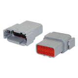 "Deutsch" Steckdose Mini - 12 pol. DTM0412PA