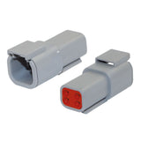 "Deutsch" Steckdose Mini - 4 pol. DTM044P