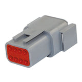 "Deutsch" Steckdose Mini - 8 pol. DTM048PA