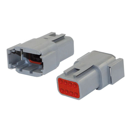 "Deutsch" Steckdose Mini - 8 pol.